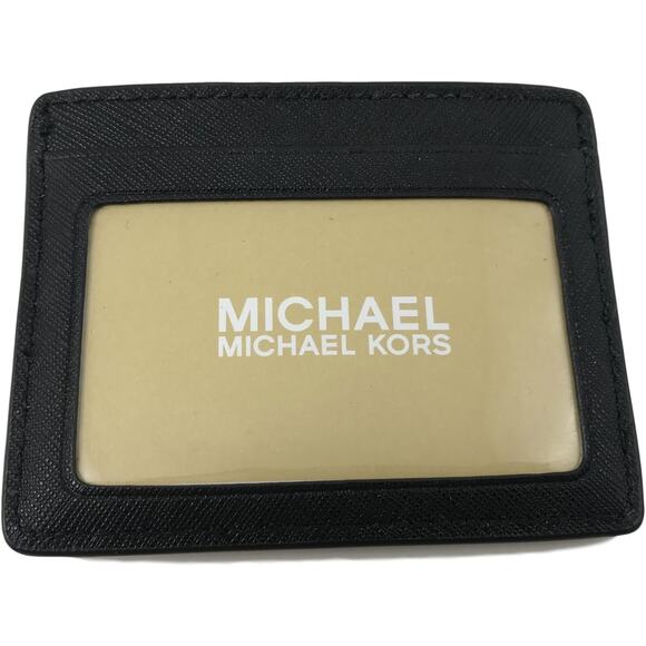 NWT Michael Kors Unisex Jet Set Travel Large Card Holder, Black-OS - Picture 3 of 4